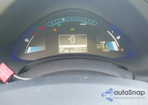 2017 Nissan Leaf S z USA, uszkodzony, nr VIN 1N4BZ0CP1HC302551